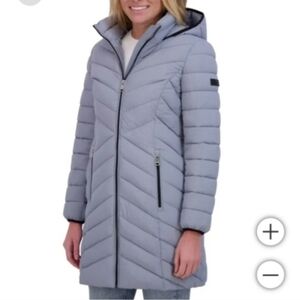 DKNY Women's Stretch Walker Coat, Nwt